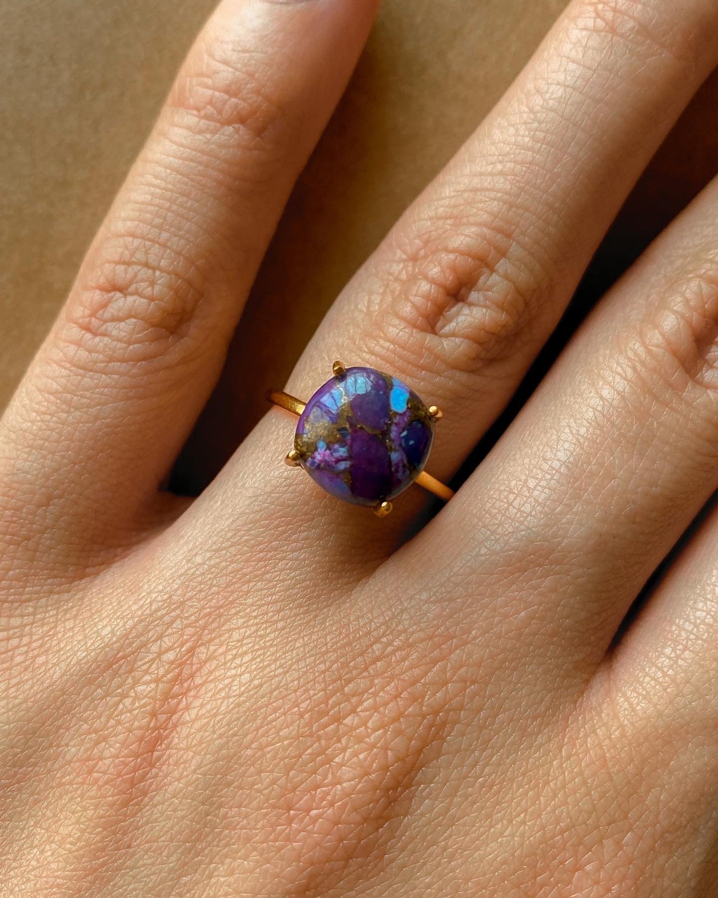 Purple Mohave Ring
