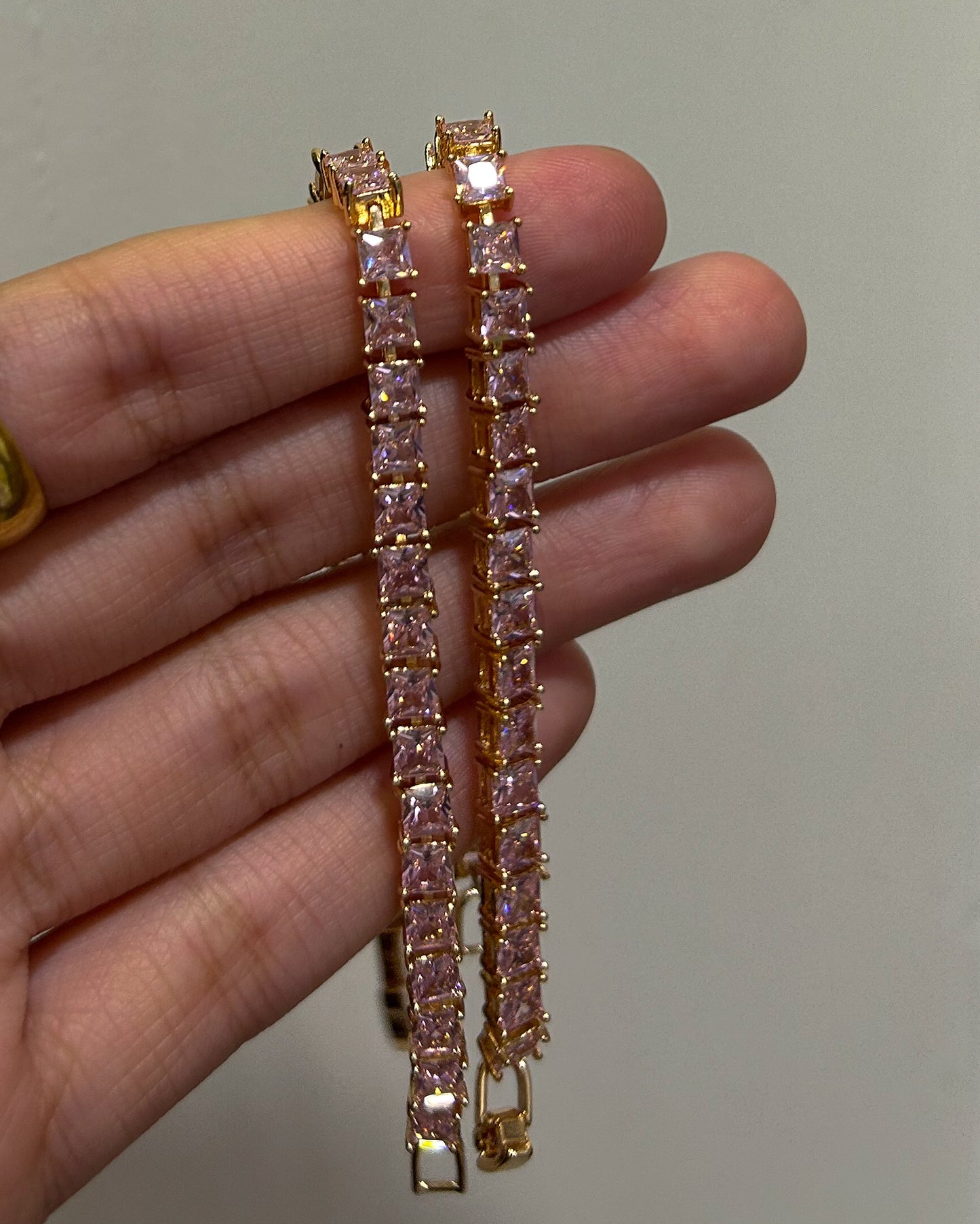 Archival Venus Pink Tennis Bracelet