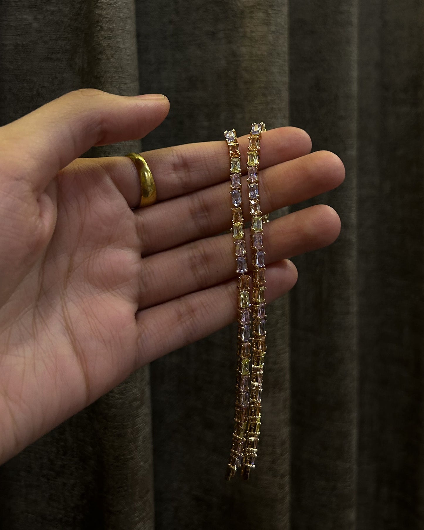 Archival Rainbow Sky Tennis Bracelet