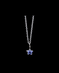Blue Star Silver Necklace