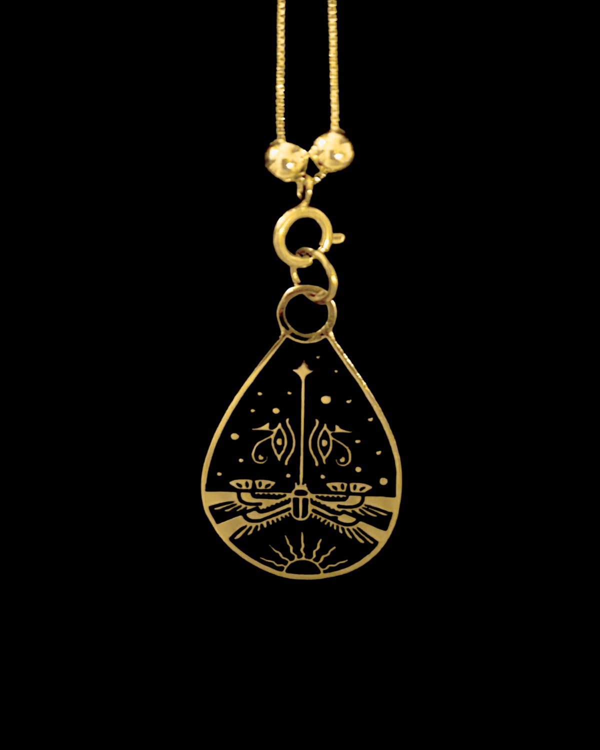 Beetle of the Dawn Necklace