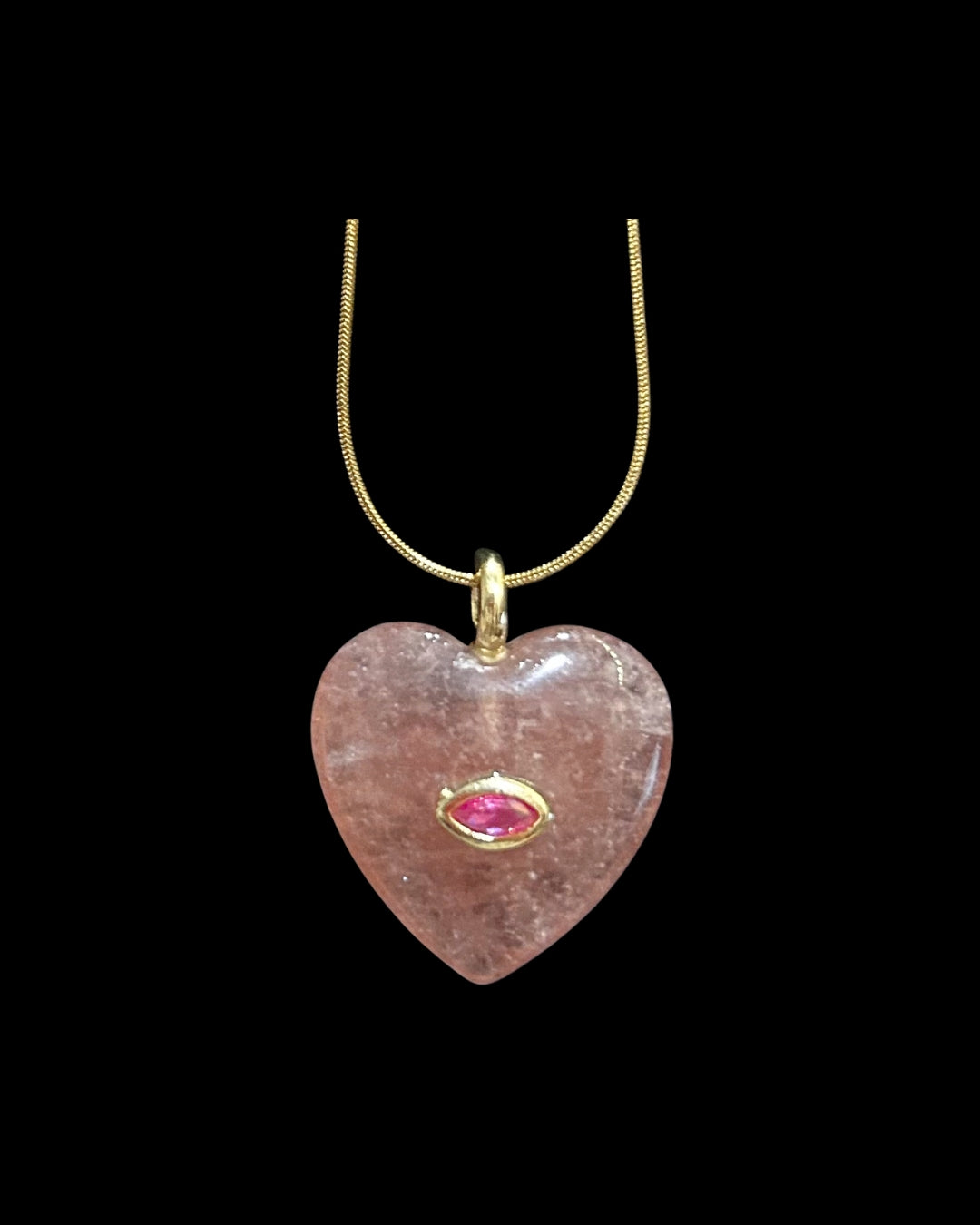 Strawberry Quartz Necklace