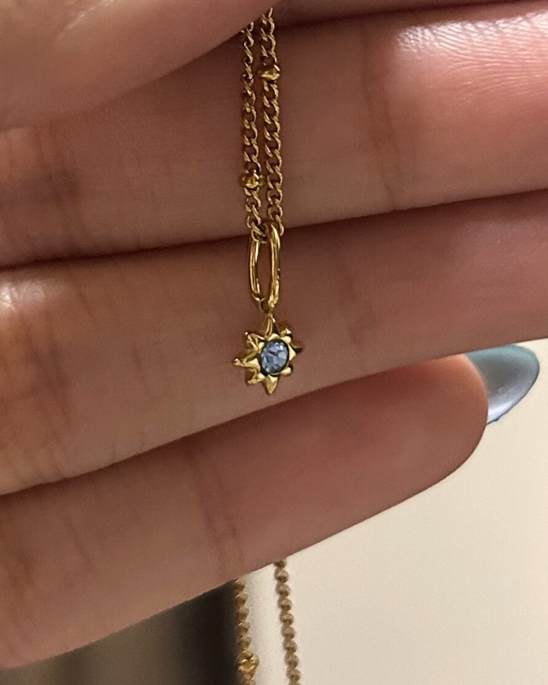 Blue Star Necklace