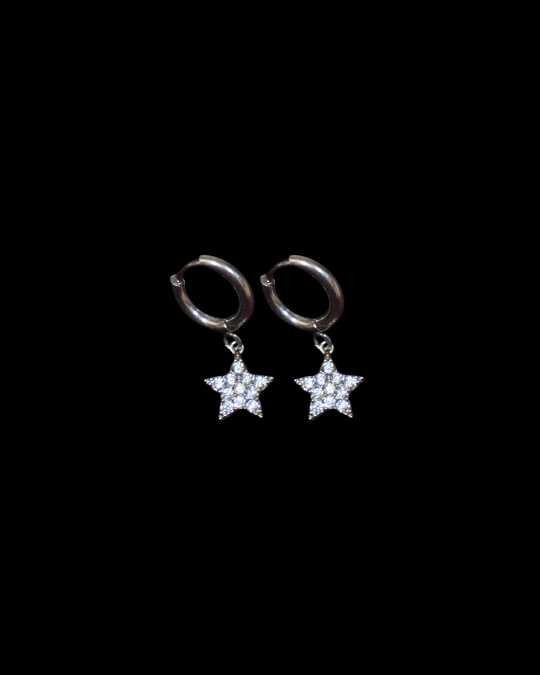 Steorra silver Huggies