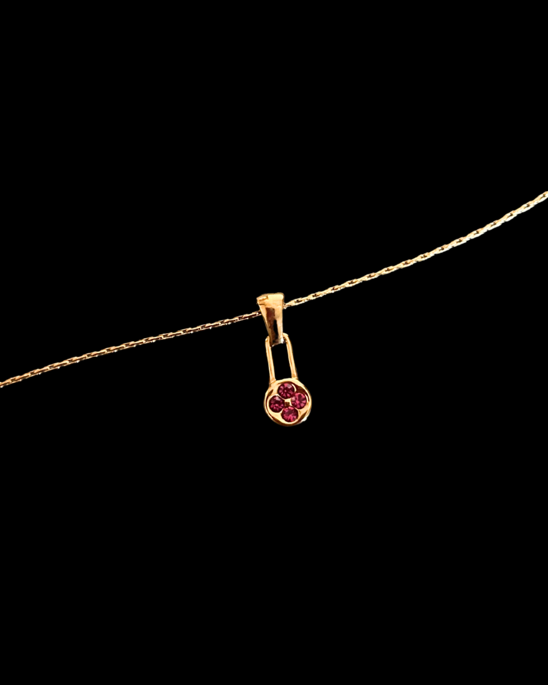 Clover Pink Necklace