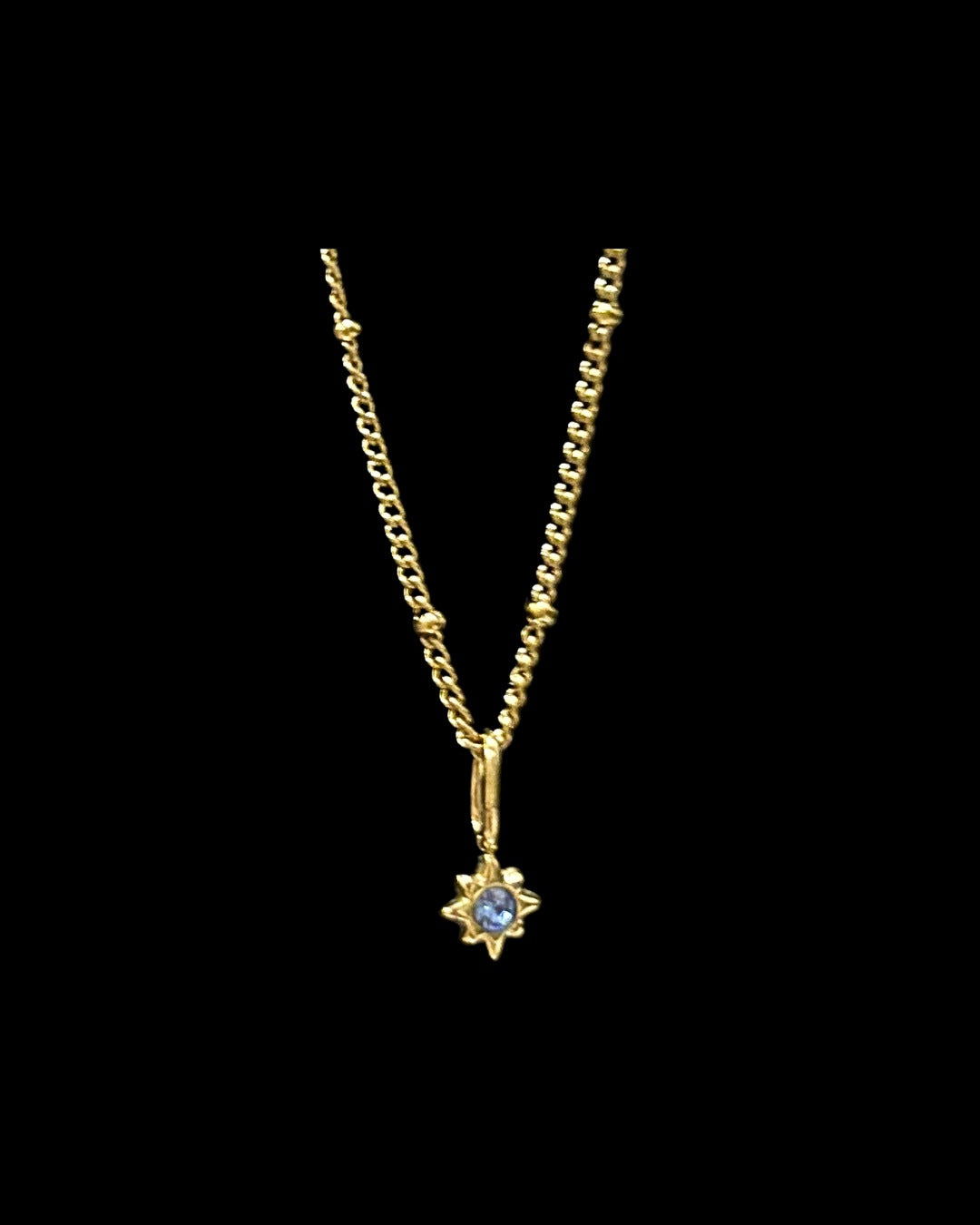 Baby Blue Star Necklace