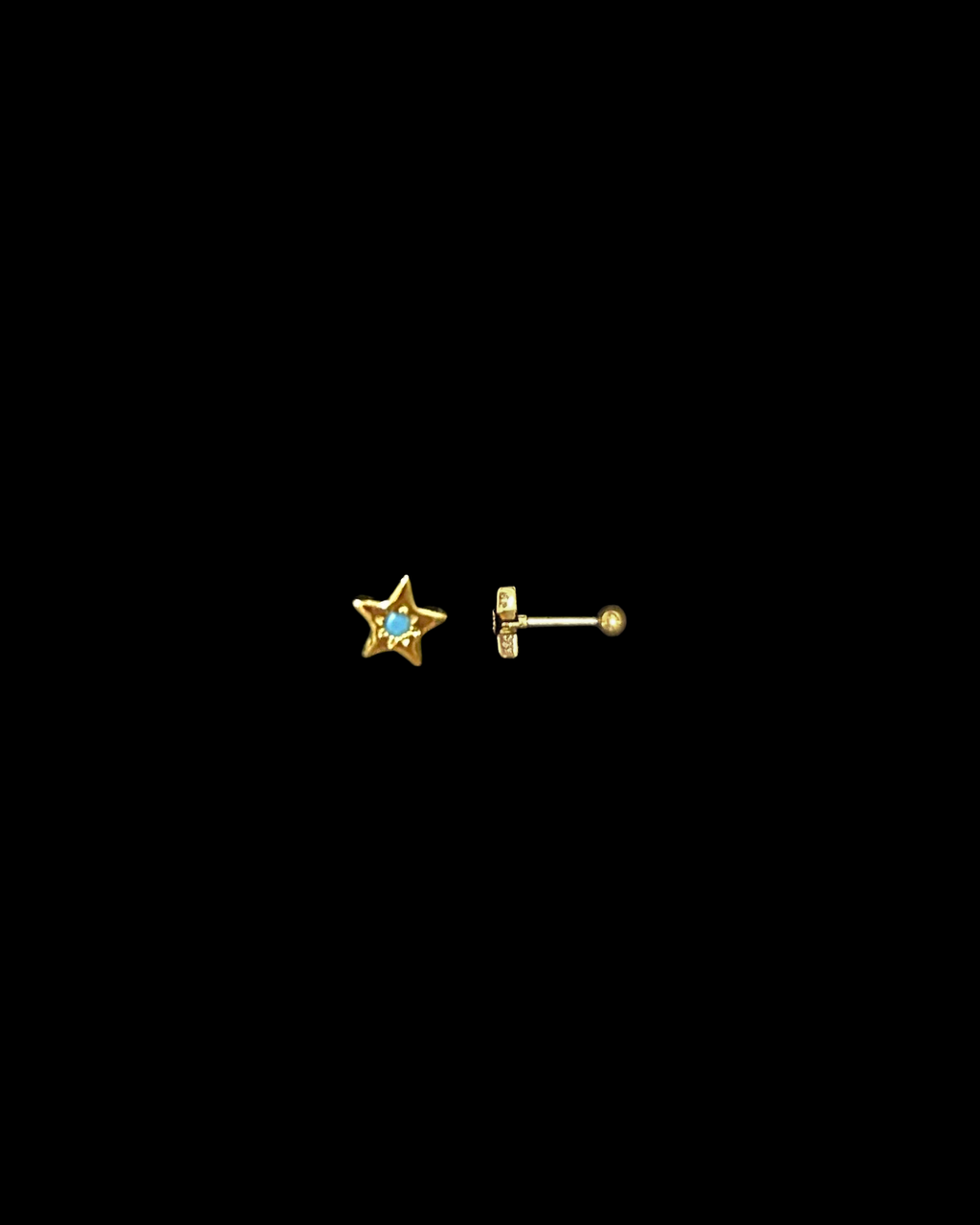 Star Studs - Golden