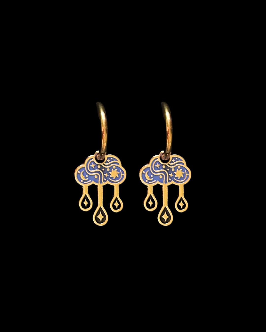 Enchanted Clouds - Blue Earrings