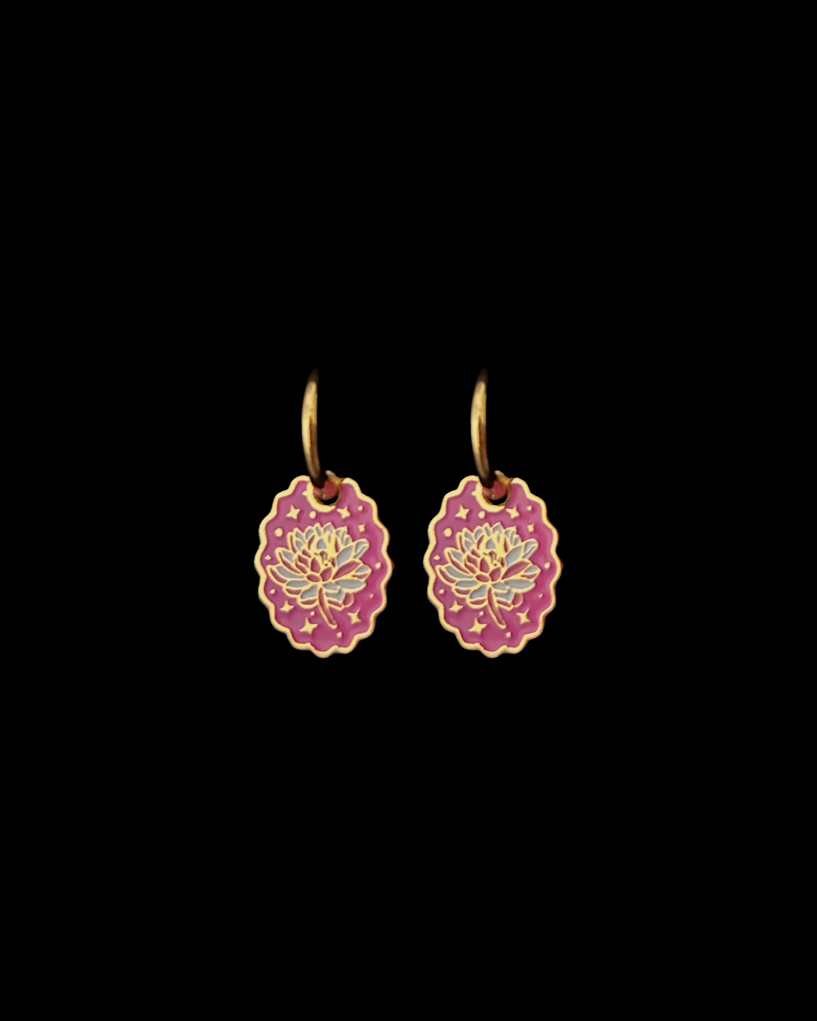 LO Mini Earrings - Pink