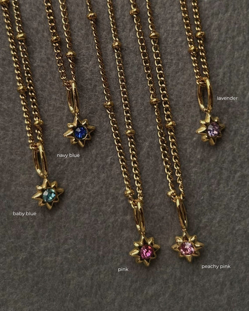 Baby Blue Star Necklace