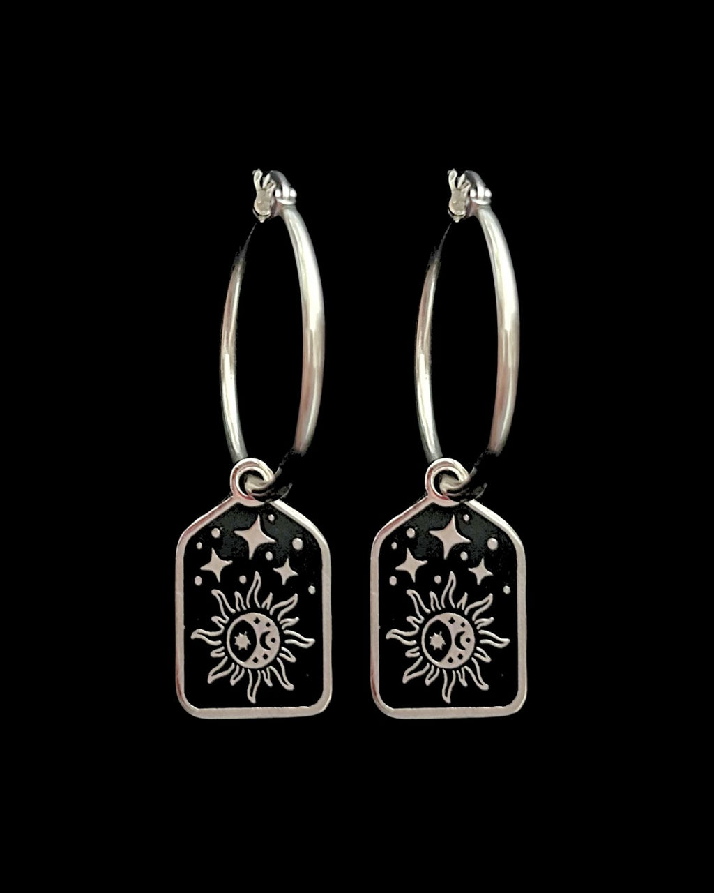 Calista Silver - Big Hoops Earrings