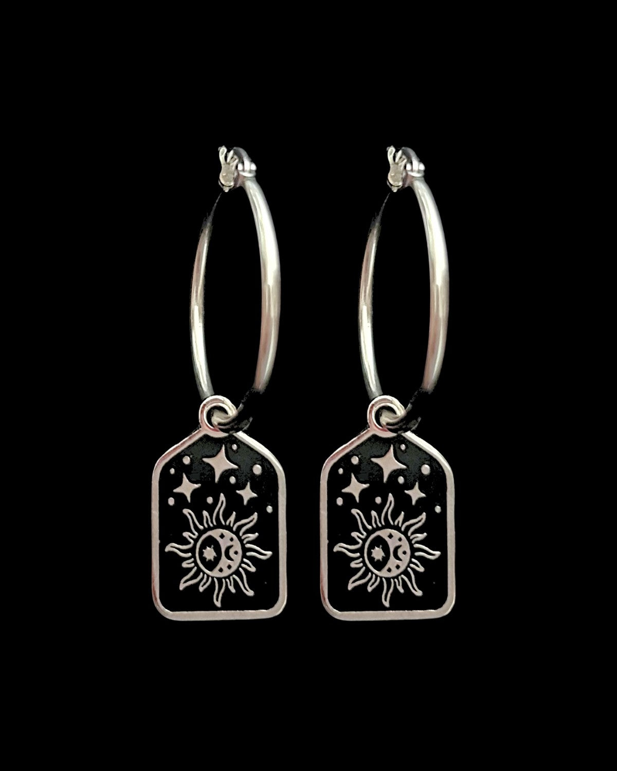 Calista Silver - Big Hoops Earrings