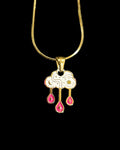 Enchanted Clouds - White Necklace