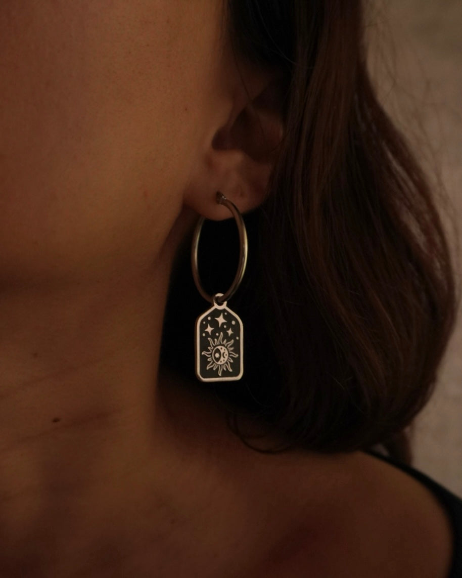 Calista Silver - Big Hoops Earrings