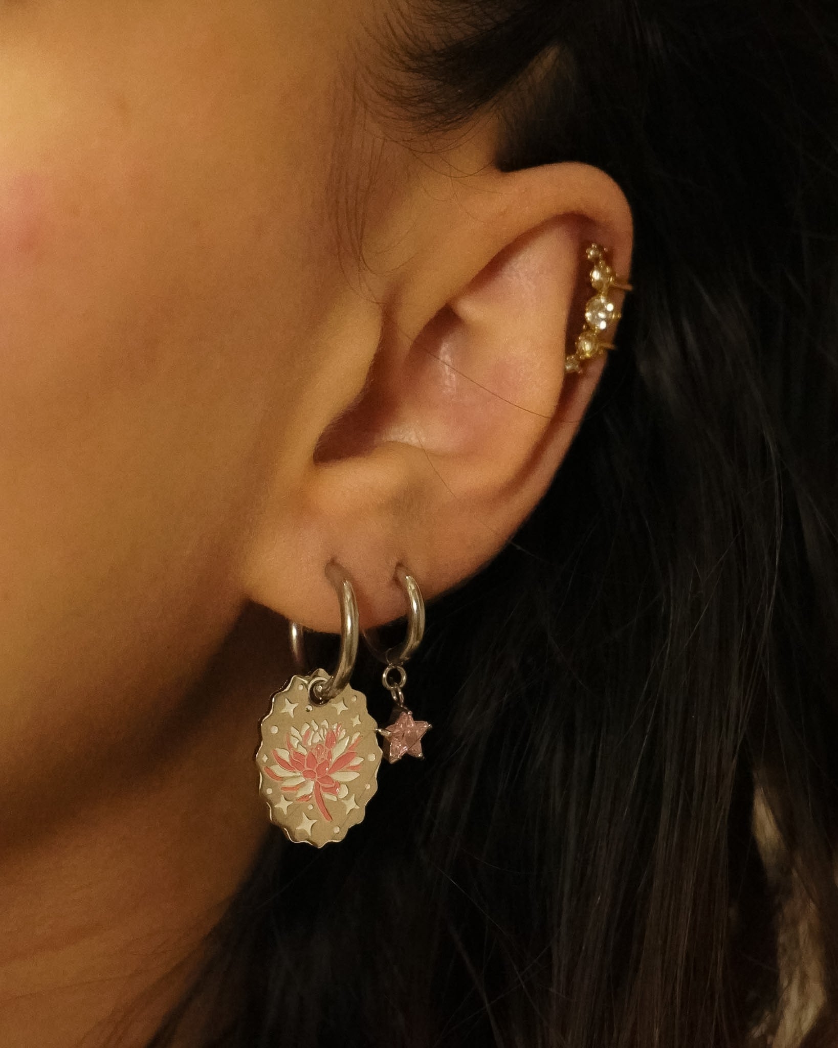 LO Mini Earrings - Silver