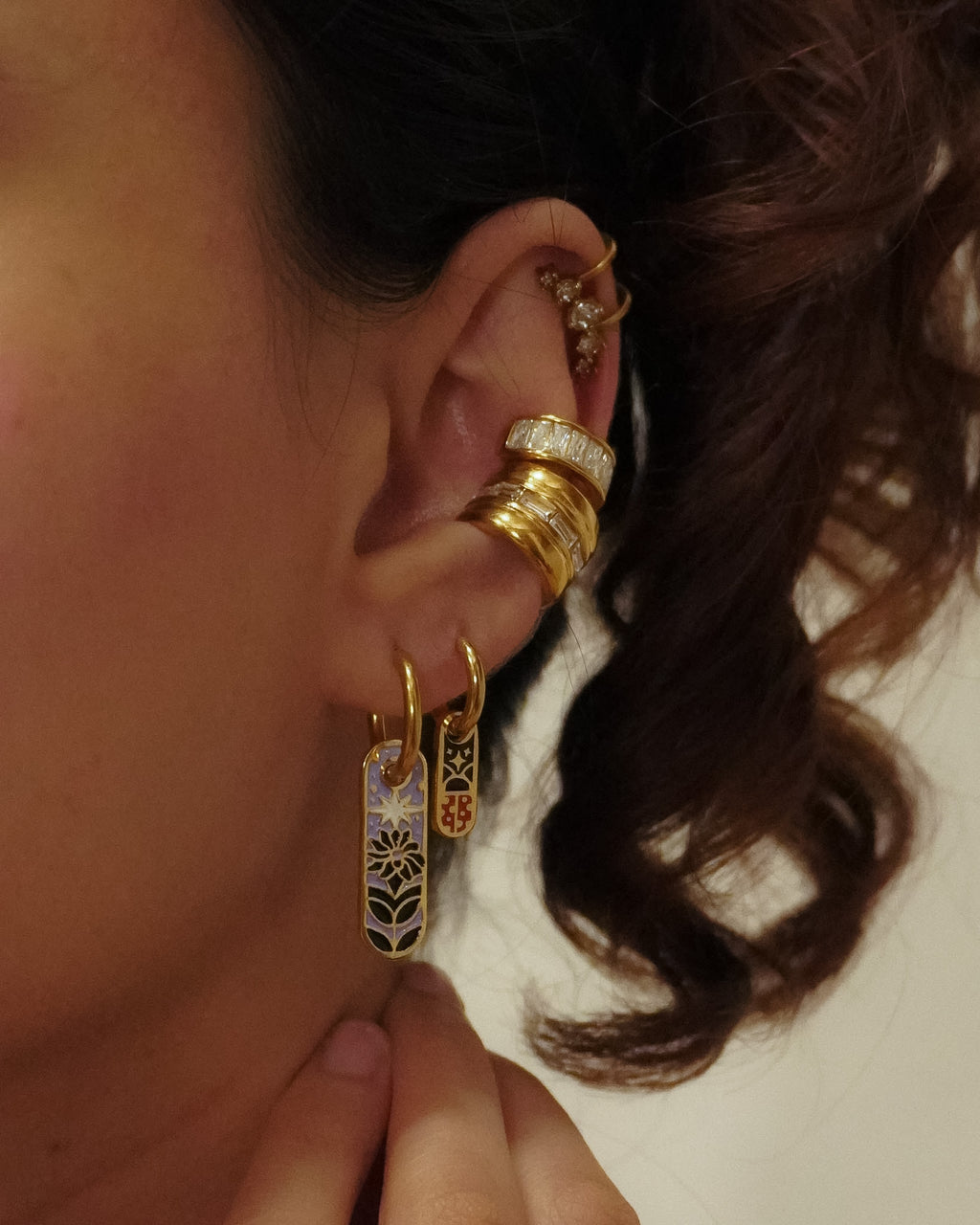 Wishful Bloom Earrings - Golden