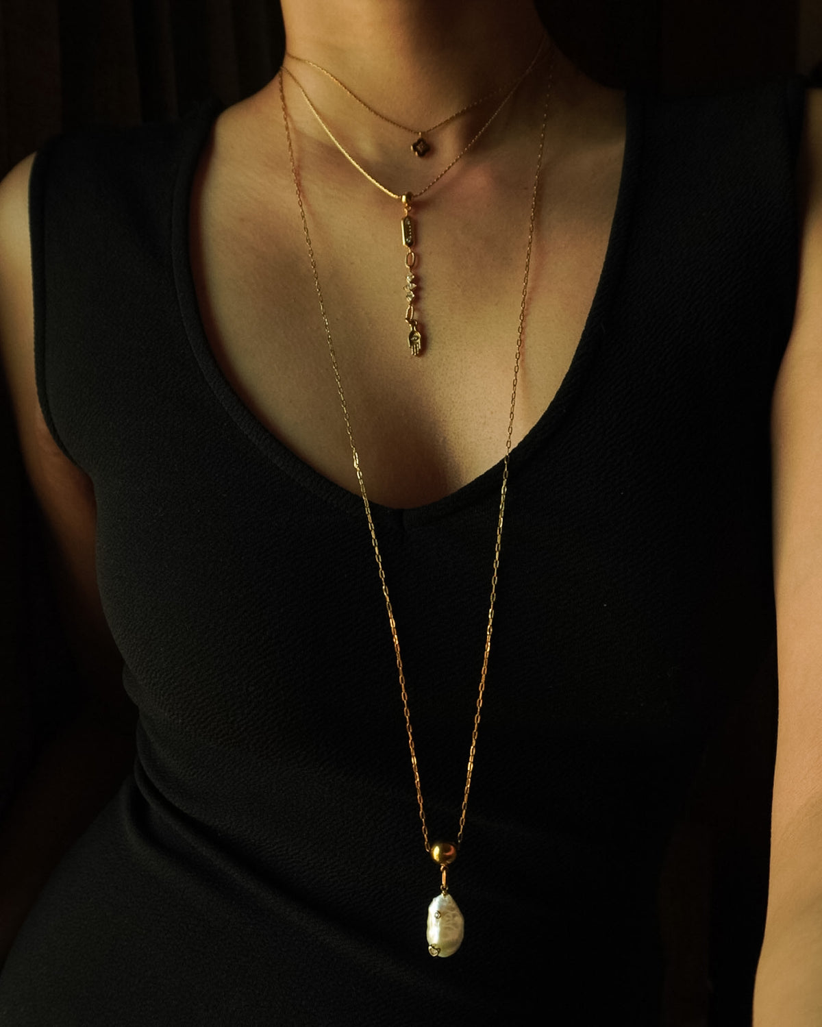 Freshwater Pearl Long Necklace