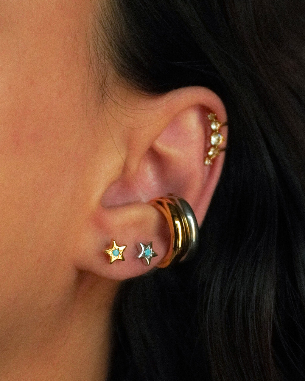 Star Studs - Golden