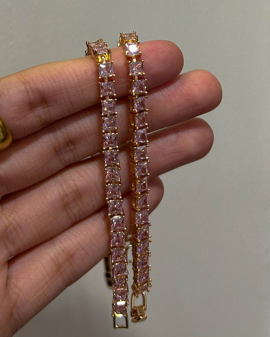 Archival Venus Pink Tennis Bracelet