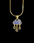 Enchanted Clouds - Blue Necklace