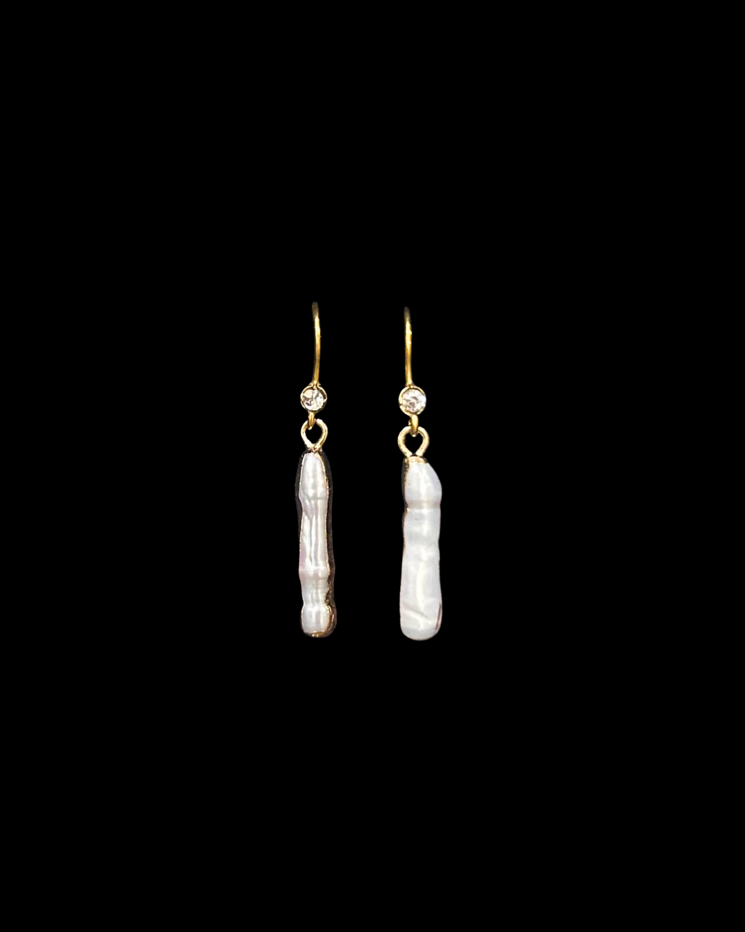 Selene - Freshwater Pearl Earrings